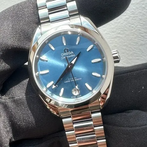 Omega Aqua Terra 220.10.34.20.03.002 34mm Stainless steel Blue