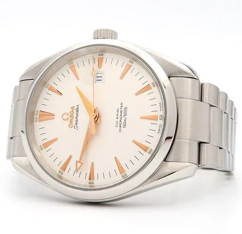 Omega Aqua Terra 2502.34 42mm Steel White