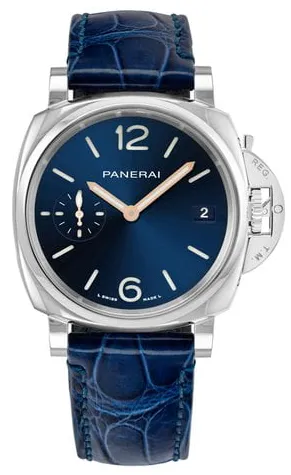 Panerai Luminor Due PAM 01273 38mm Stainless steel Blue