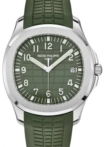 Patek Philippe Aquanaut 5168G-010 42mm White gold Green