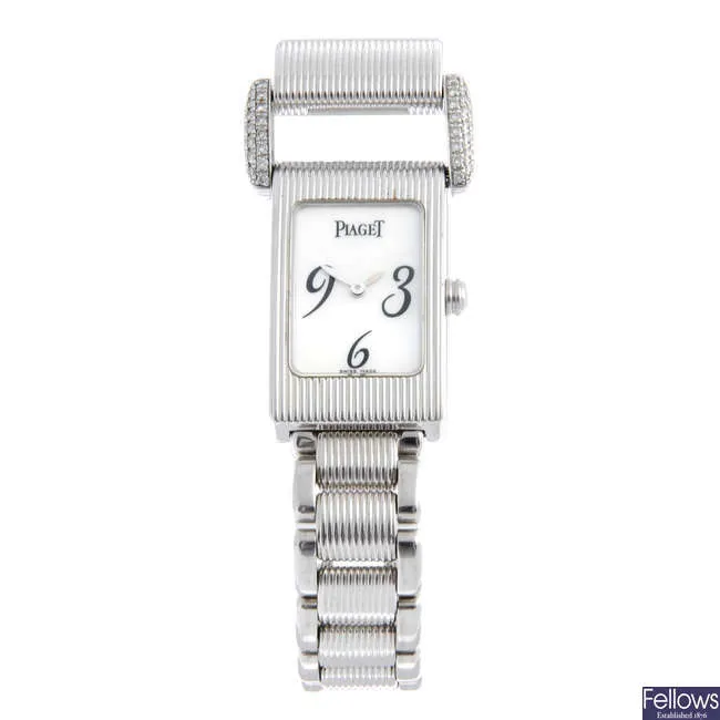 Piaget Protocole 5322 17mm White gold Mother-of-pearl