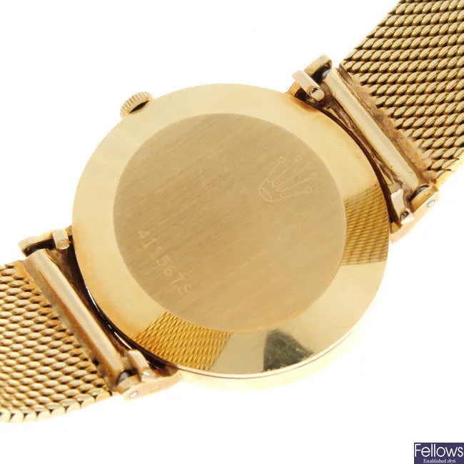 Rolex Cellini 4083 32mm Yellow gold Brown 3