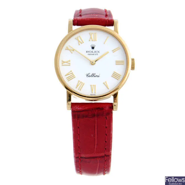 Rolex Cellini 5109 26mm Yellow gold Cream