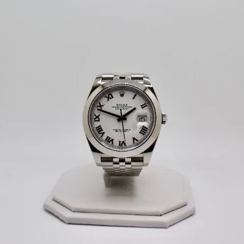 Rolex Datejust 41 126300 41mm Stainless steel White