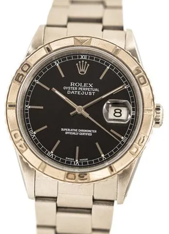 Rolex Datejust Turn-O-Graph 16264 36mm Stainless steel Black