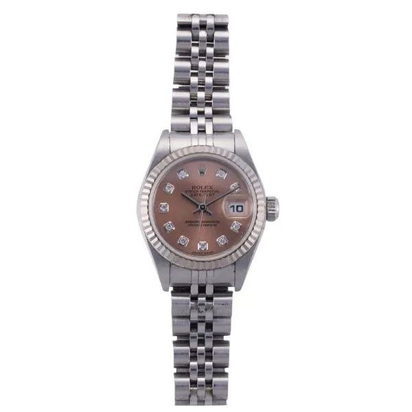 Rolex Lady-Datejust 79174 26mm Stainless steel Salmon