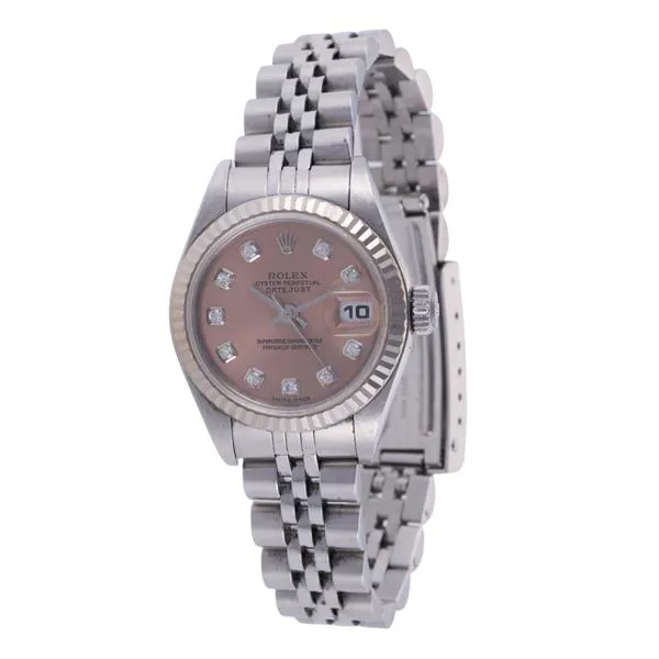 Rolex Lady-Datejust 79174 26mm Stainless steel Salmon 2