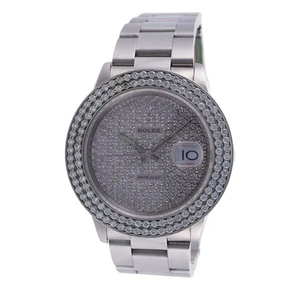 Rolex Datejust 36 16220 40mm Stainless steel Diamond 2