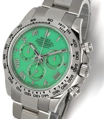 Rolex Daytona 116509 White gold Green 2021 Japan | Dealer | EveryWatch