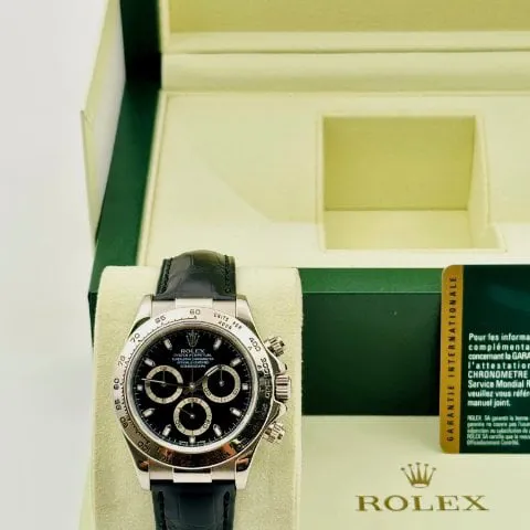 Rolex Daytona 116519 40mm White gold Black