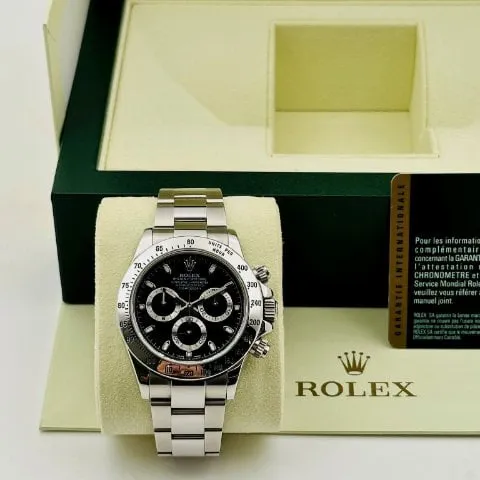 Rolex Daytona 116520 40mm Stainless steel Black