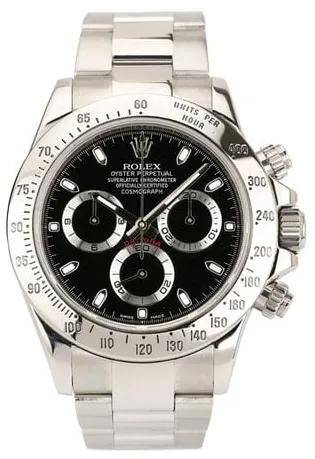 Rolex Daytona 116520 40mm Stainless steel Black