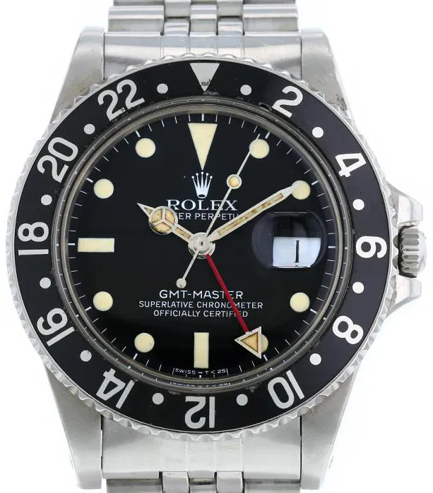 Rolex GMT-Master 16750 40mm Stainless steel Black