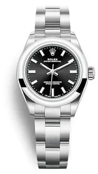 Rolex Oyster Perpetual 28 276200 28mm Stainless steel Black