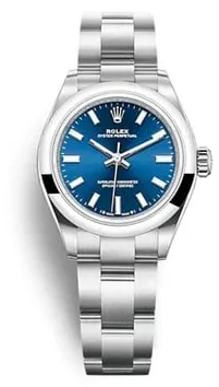 Rolex Oyster Perpetual 28 276200 28mm Stainless steel Blue