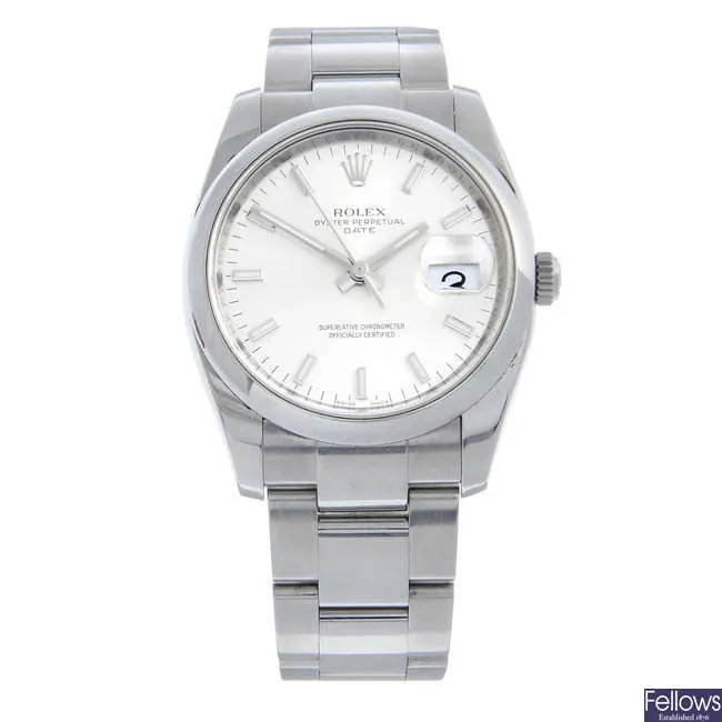 Rolex Oyster Perpetual Date 115200 34mm Stainless steel Silver