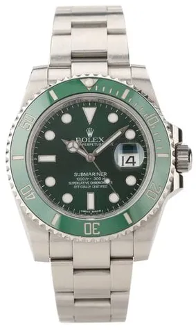 Rolex Submariner 116610LV 40mm Steel Green