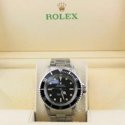 Rolex Submariner 5513 40mm Stainless steel Black