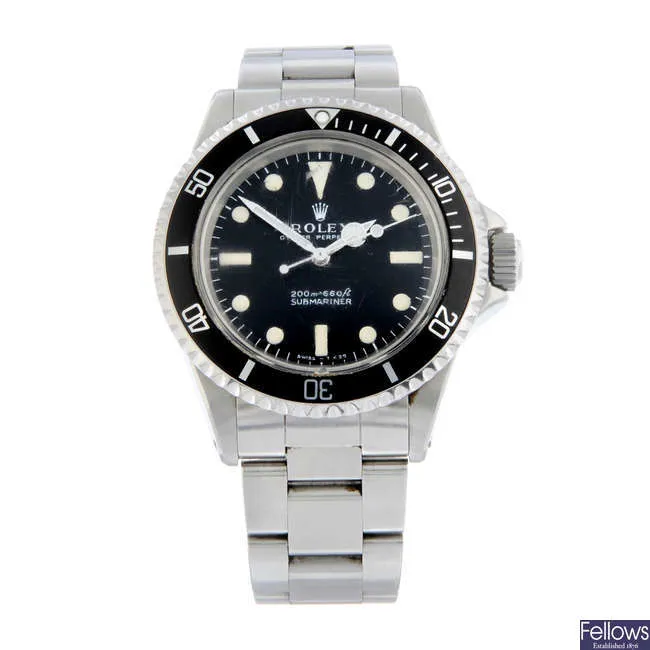 Rolex Submariner 5513/0 39mm Stainless steel Black