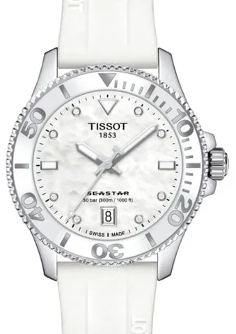 Tissot T-Sport T120.210.17.116.00 36mm Stainless steel White Mother of Pearl