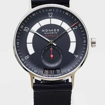 NOMOS Autobahn 1302 41mm Stainless steel Blue