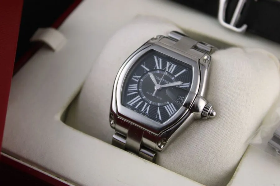 Cartier Roadster 2510 37mm Stainless steel Black 1
