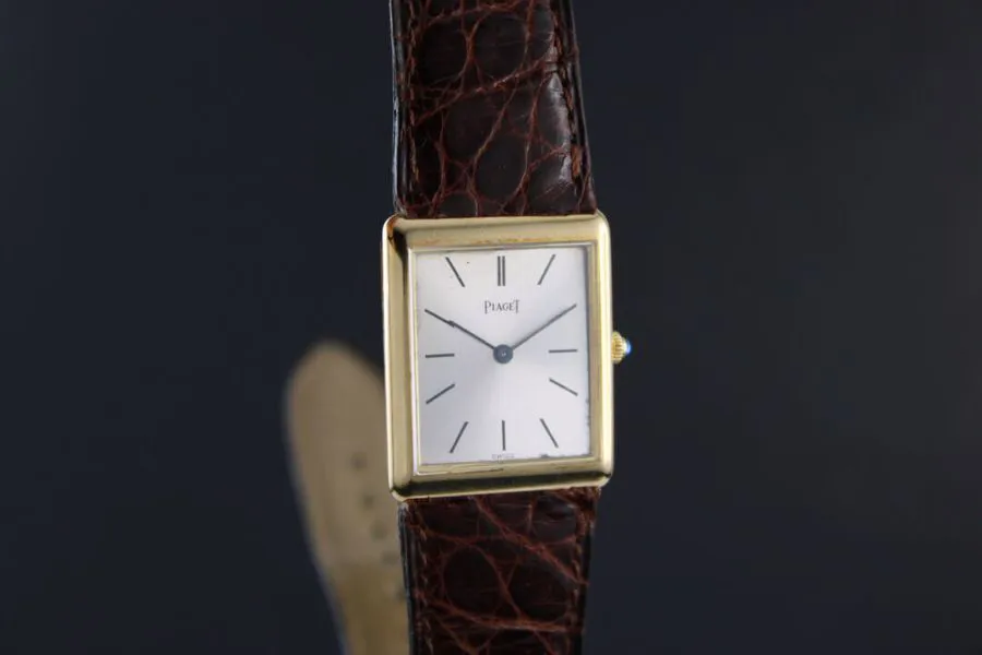 Piaget 9150 23mm Yellow gold Silver