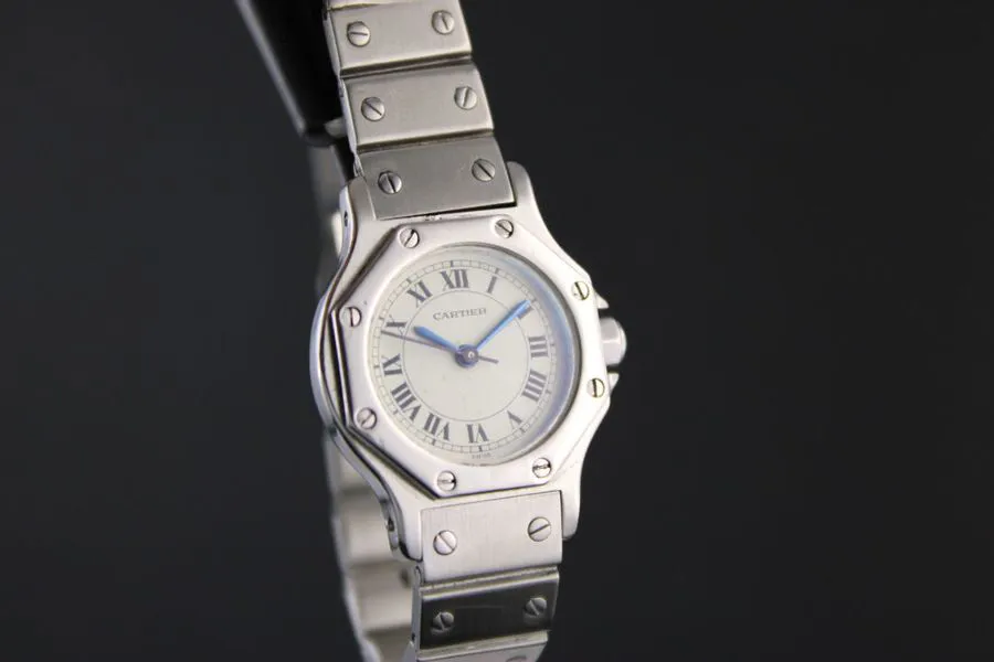 Cartier Santos 0906 25mm Stainless steel White