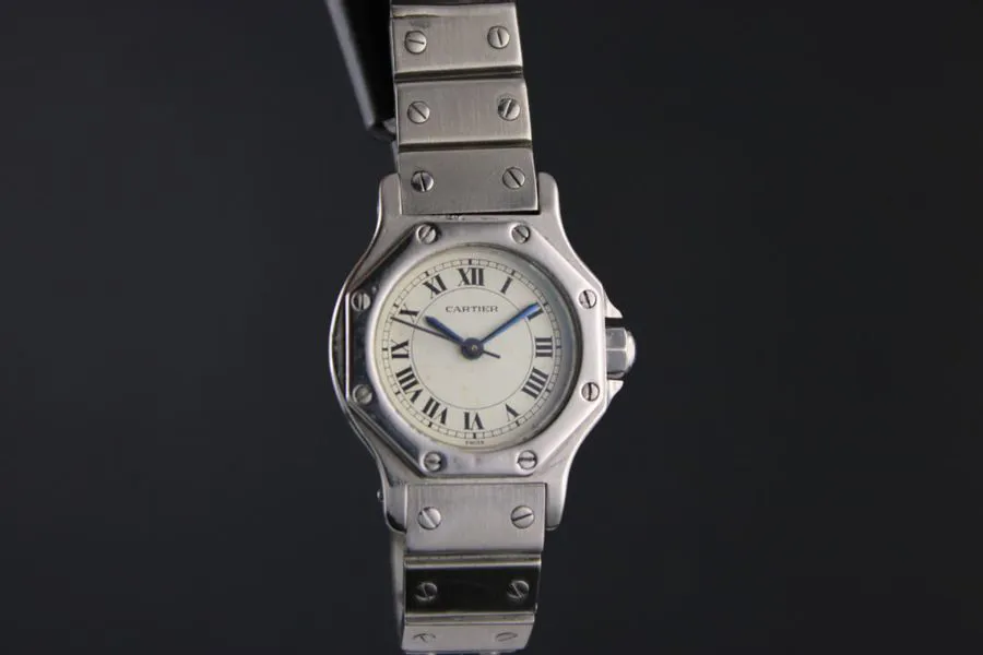 Cartier Santos 0906 25mm Stainless steel White 3