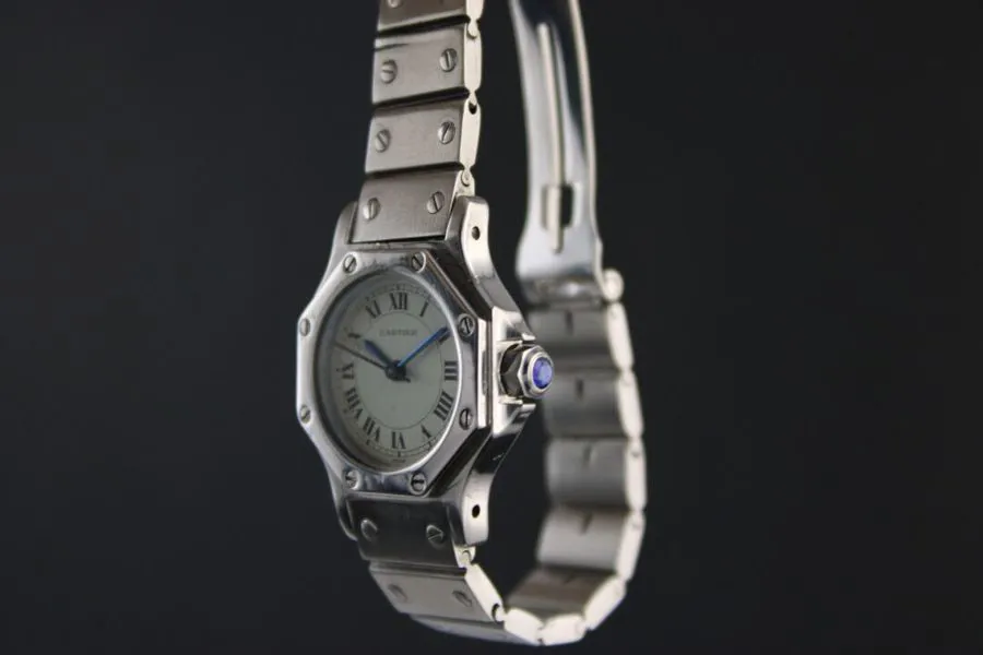 Cartier Santos 0906 25mm Stainless steel White 1