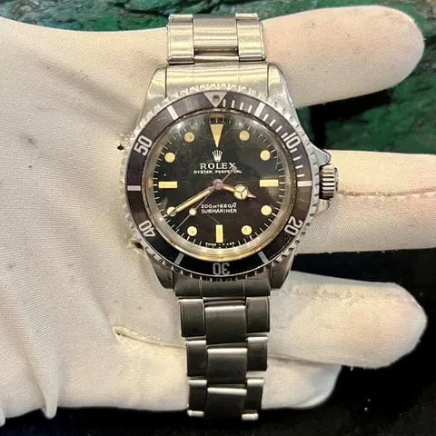 Rolex Submariner 5513 40mm Stainless steel Black