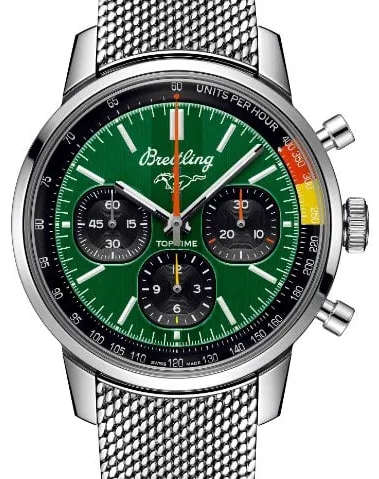 Breitling Top Time AB01762A1L1A1 41mm Stainless steel Green