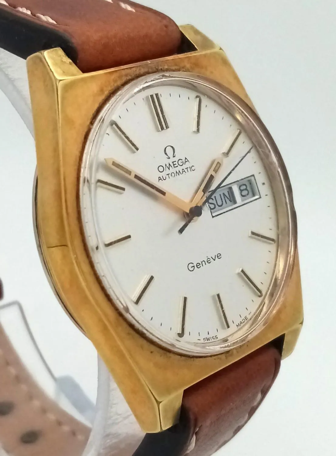 Omega Genève nullmm Stainless steel White 1