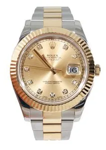 Rolex Datejust II 116333 41mm Yellow gold and Stainless steel Champagne