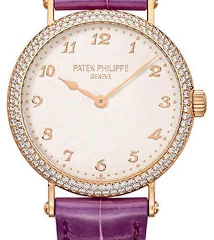 Patek Philippe Calatrava 7200/200R-001 34.5mm Rose gold Silver