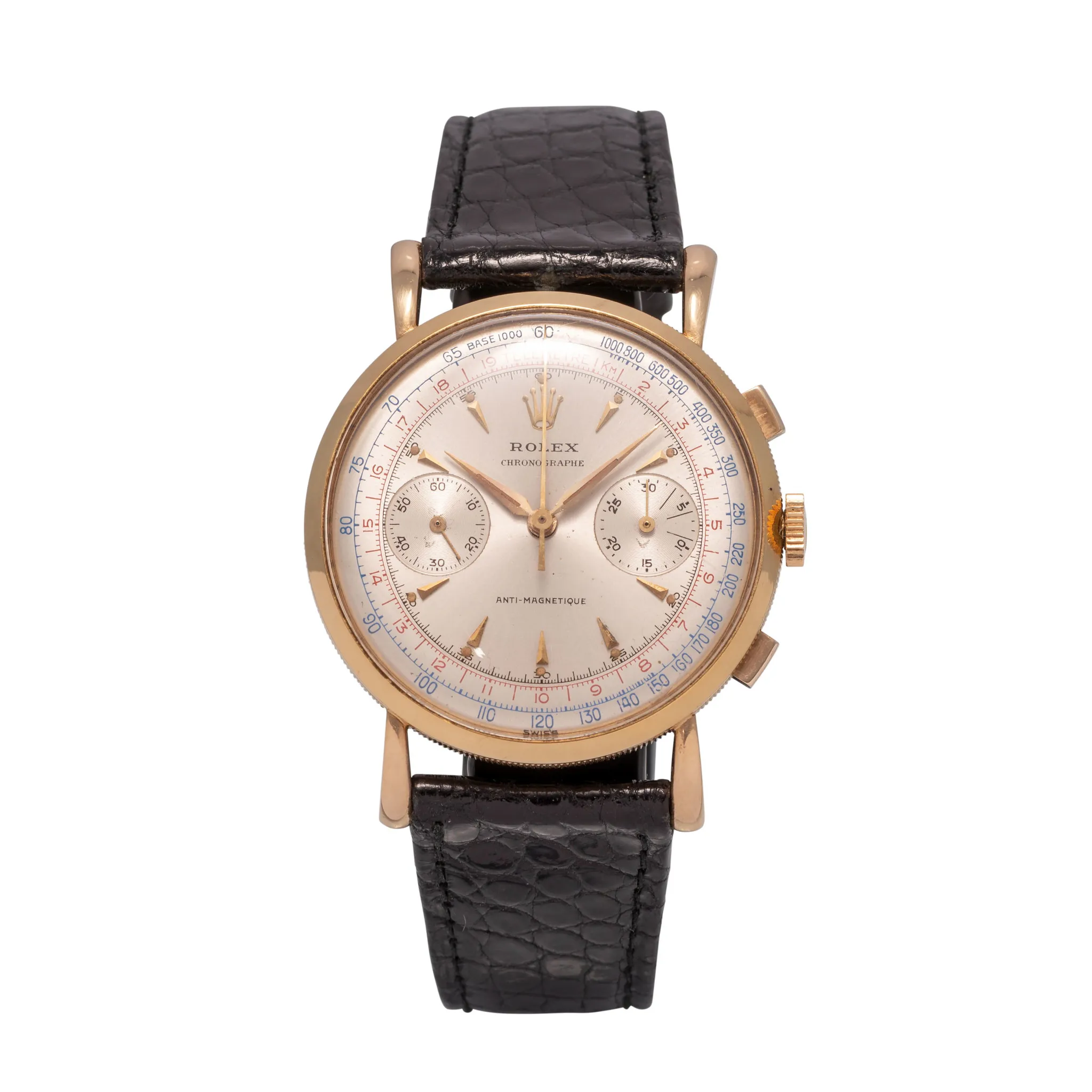 Rolex Chronograph 4062 37mm Yellow gold Silver