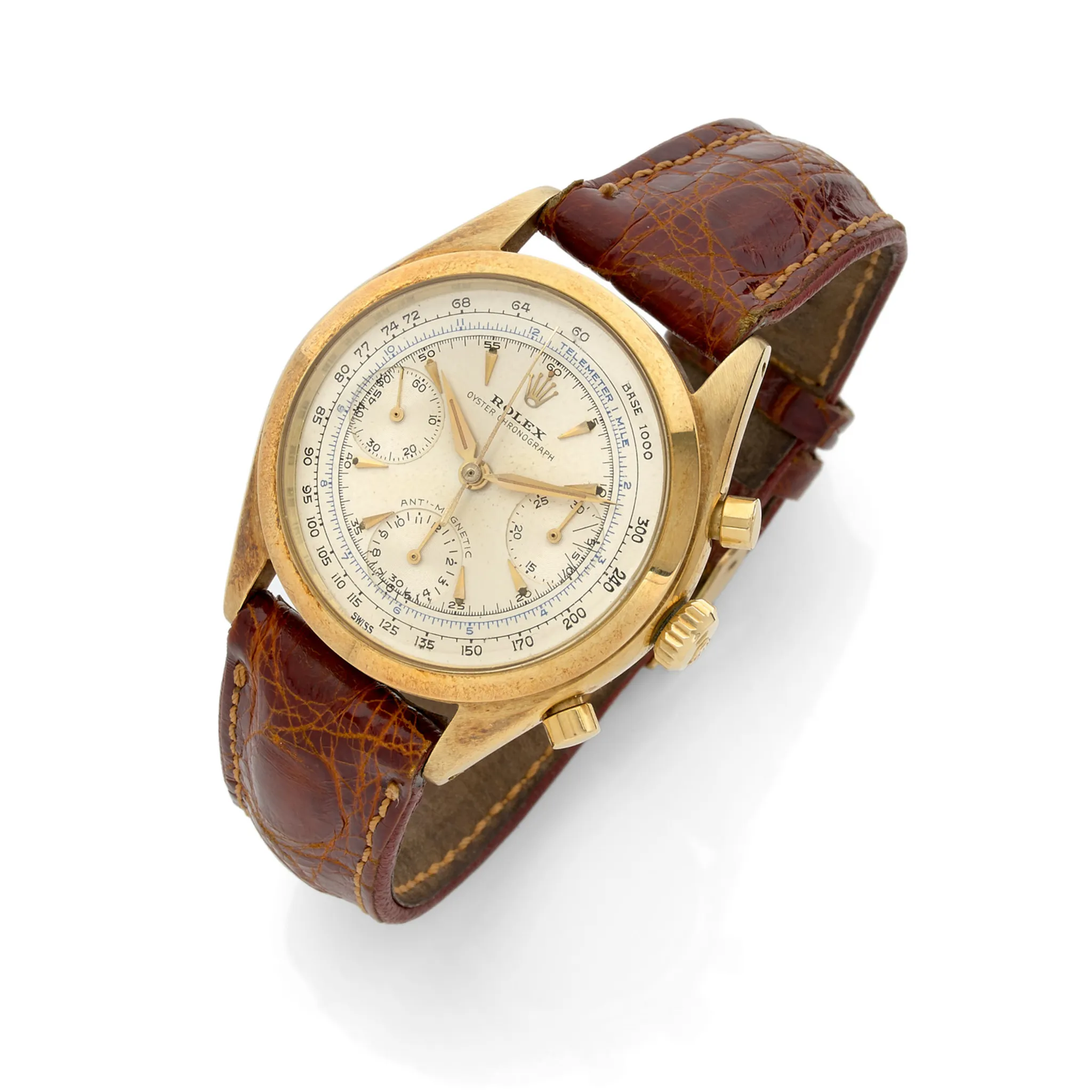 Rolex Daytona 6234 36mm Yellow gold Silver 1