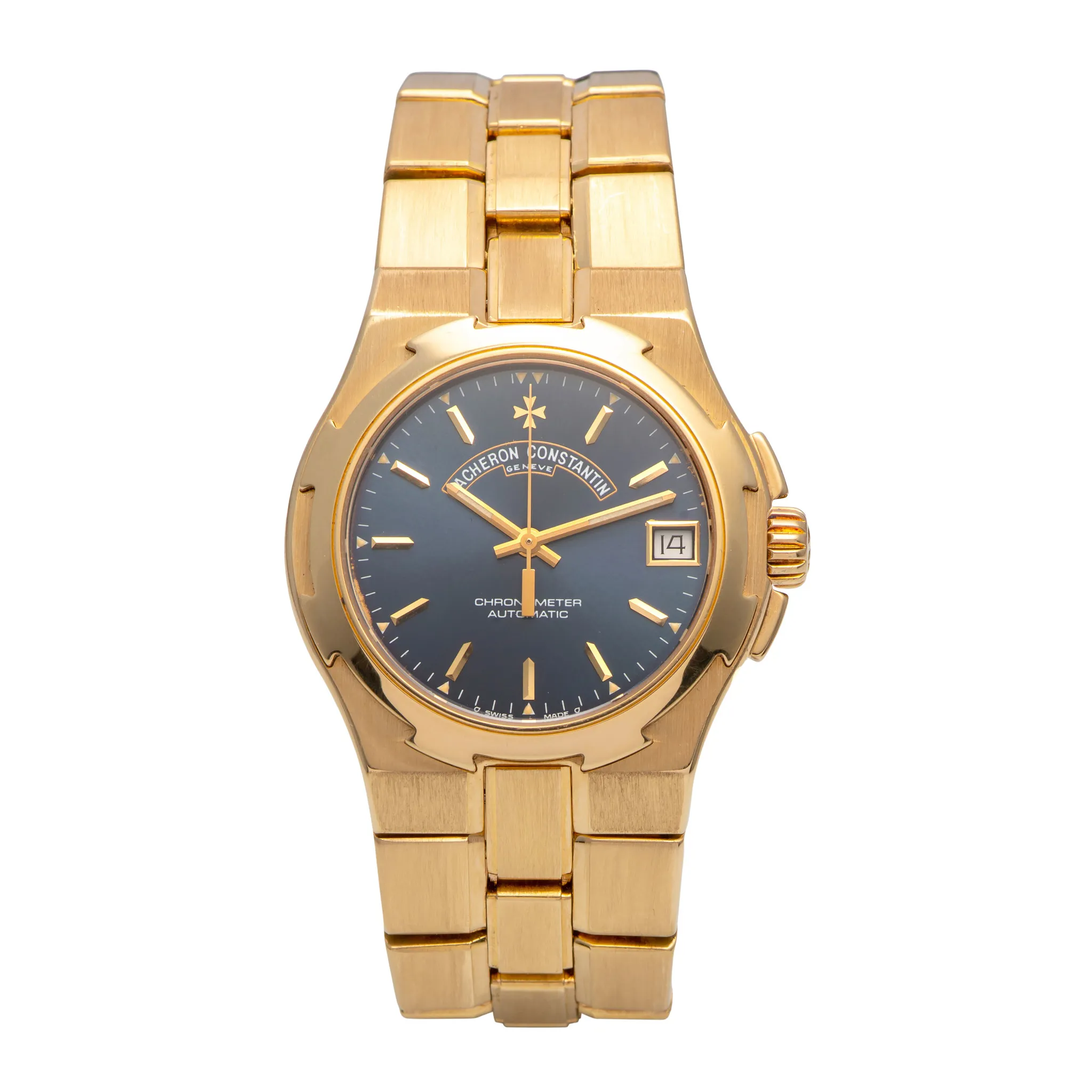 Vacheron Constantin Overseas 42050 35mm Yellow gold Blue