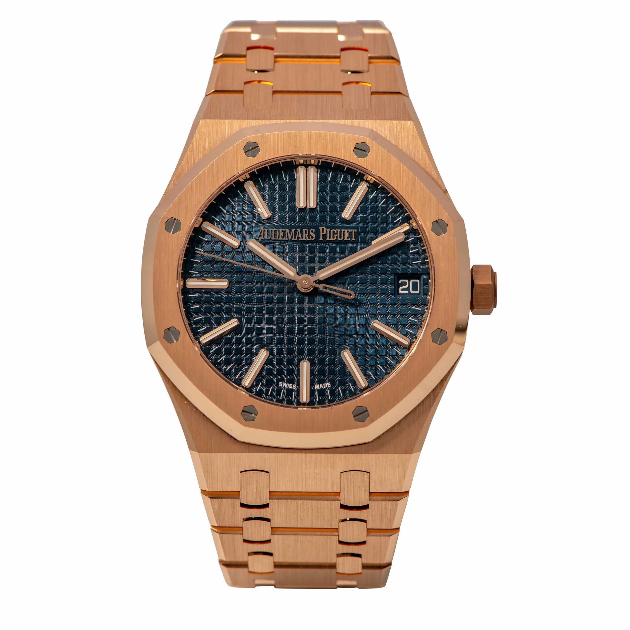 Audemars Piguet Royal Oak 15510OR.OO.D315CR.01 41mm Rose gold Blue