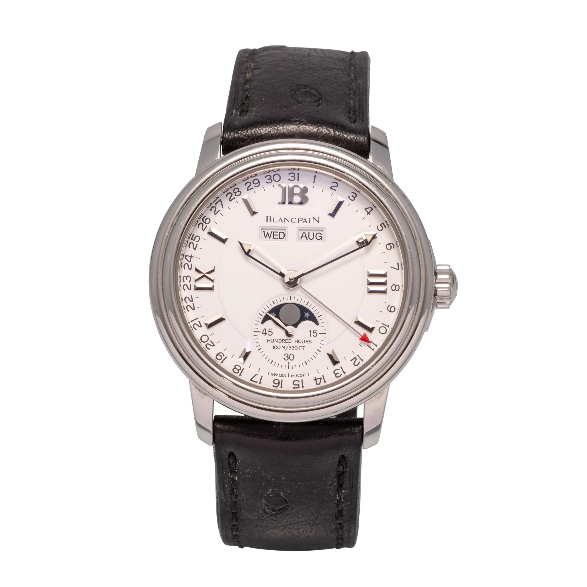 Blancpain Léman Moonphase 2763-1127 38mm Stainless steel White