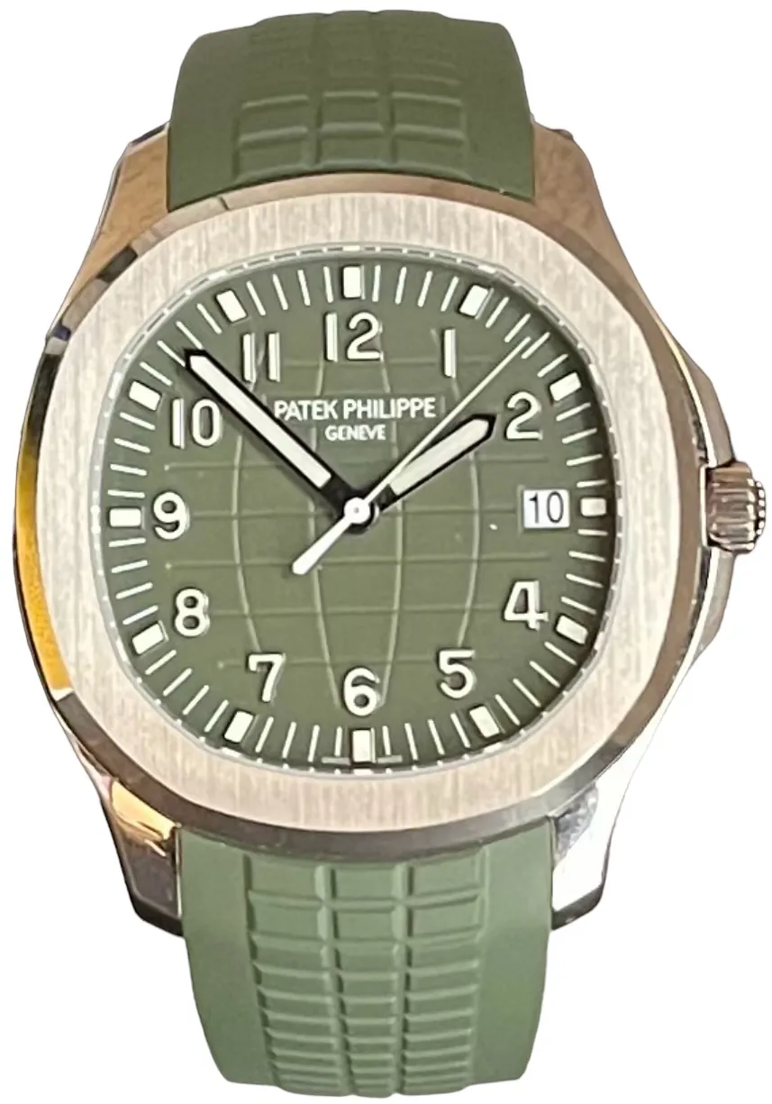 Patek Philippe Aquanaut 5168G-010 42mm White gold Green