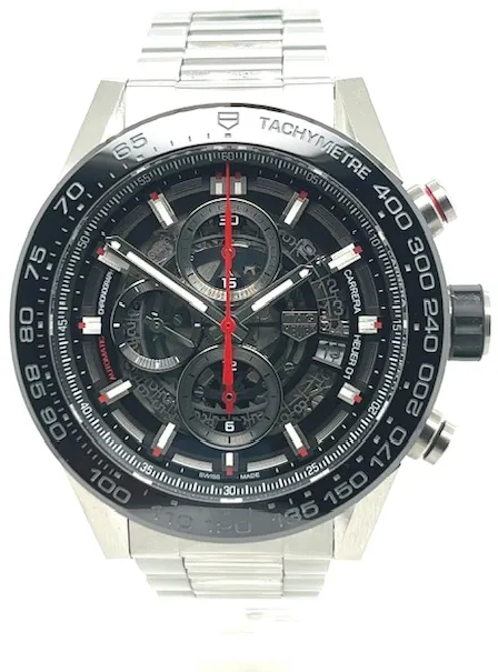 TAG Heuer Carrera CAR2A1W.BA0703 43mm Stainless steel Skeleton