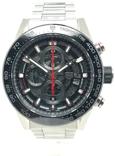 TAG Heuer Carrera CAR2A1W.BA0703 Ceramic and Stainless steel Black Baton