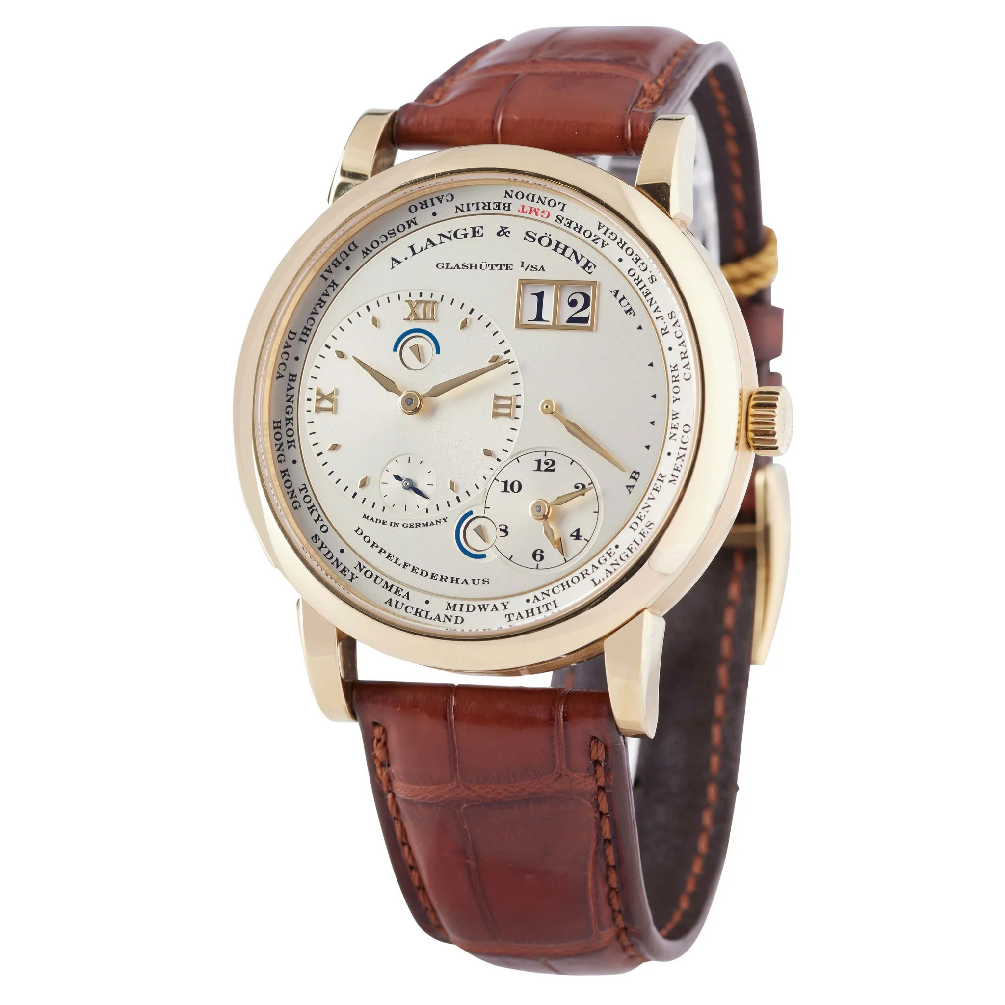 A. Lange & Söhne 116.021/LS1161AA 42mm Yellow gold Silver