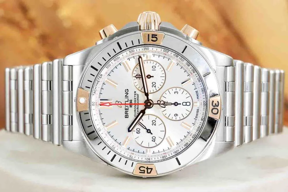 Breitling Chronomat IB0134 42mm Rose gold and stainless steel Silver 7