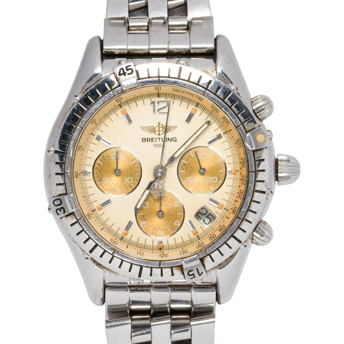 Breitling Windrider A30012 37mm Stainless steel Yellow