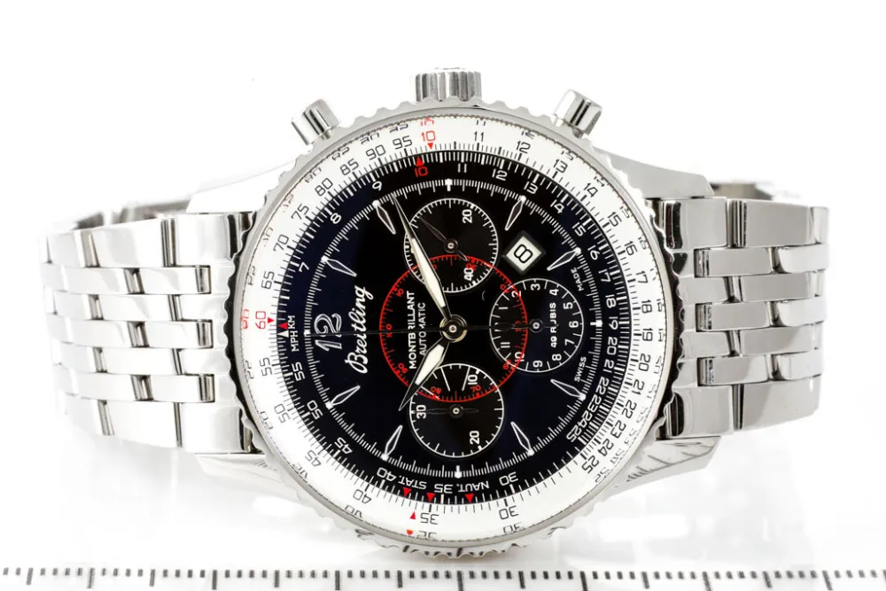 Breitling Montbrillant A41330 38mm Stainless steel Black 2