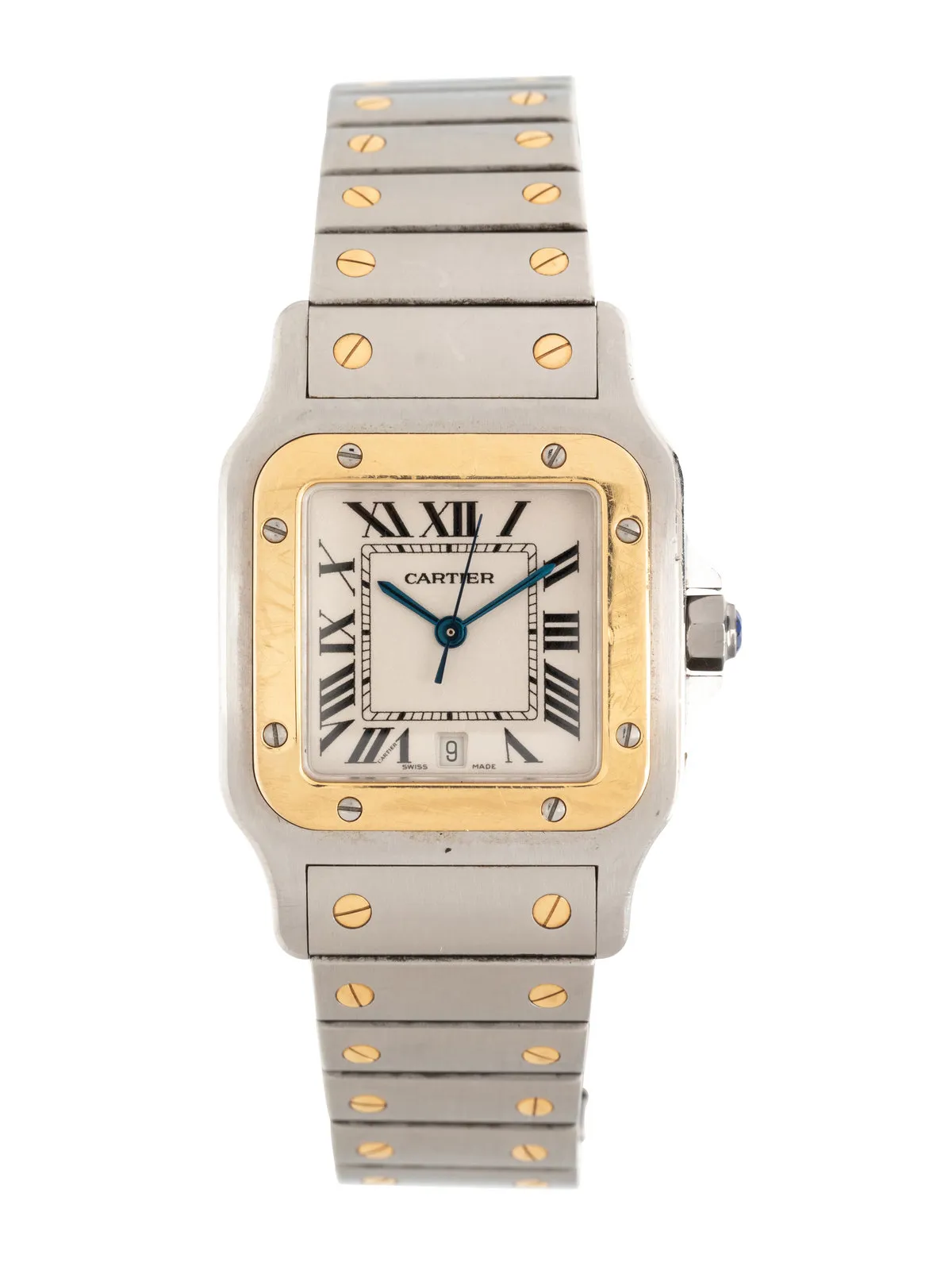 Cartier Santos 1566 28mm Stainless steel Silver