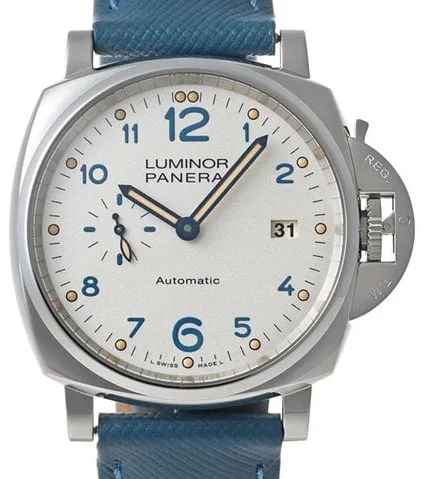 Panerai Luminor Due PAM 00906 42mm Stainless steel White