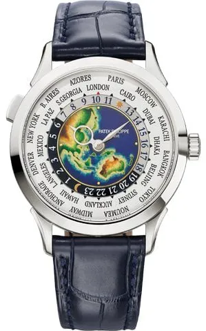 Patek Philippe World Time 5231G-001 38.5mm White gold